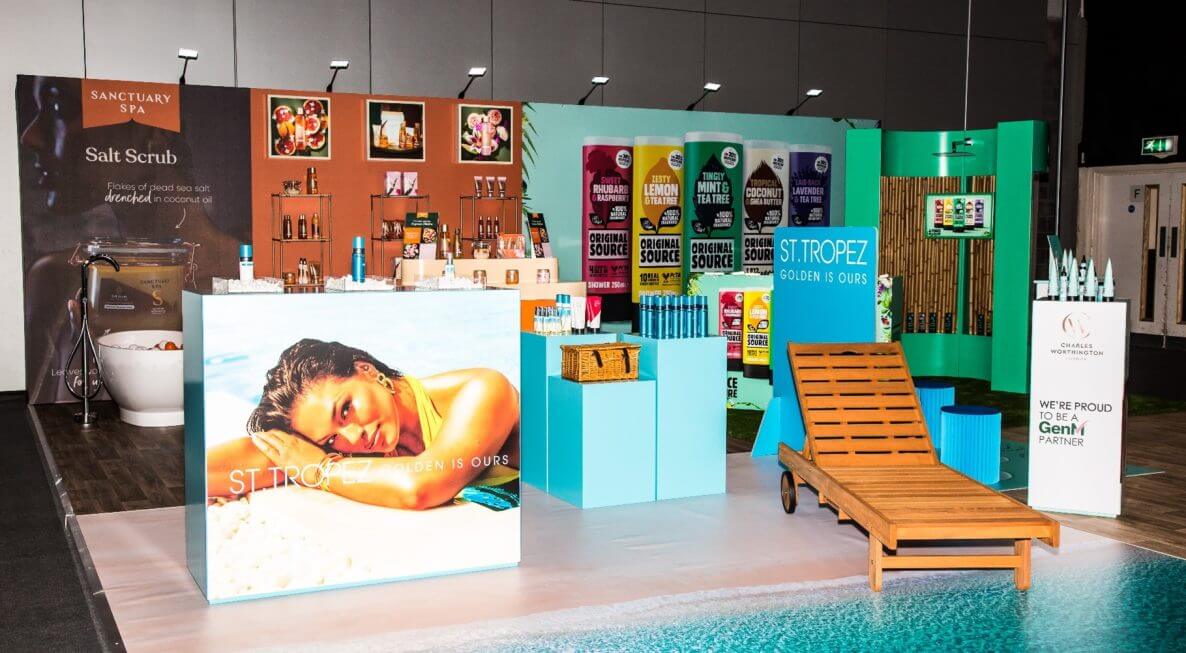Beauty Brand Exhibition Stand Builder