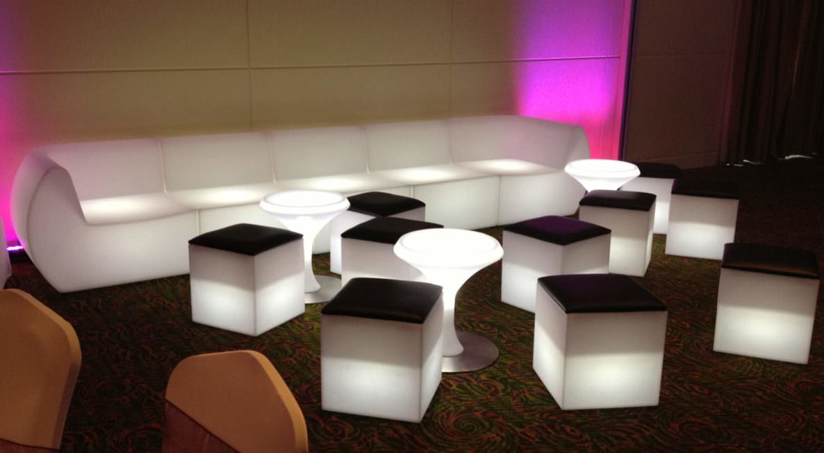 Illuminated Furniture Hire