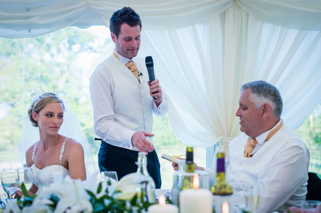 PA system hire for wedding receptions from Premier Events