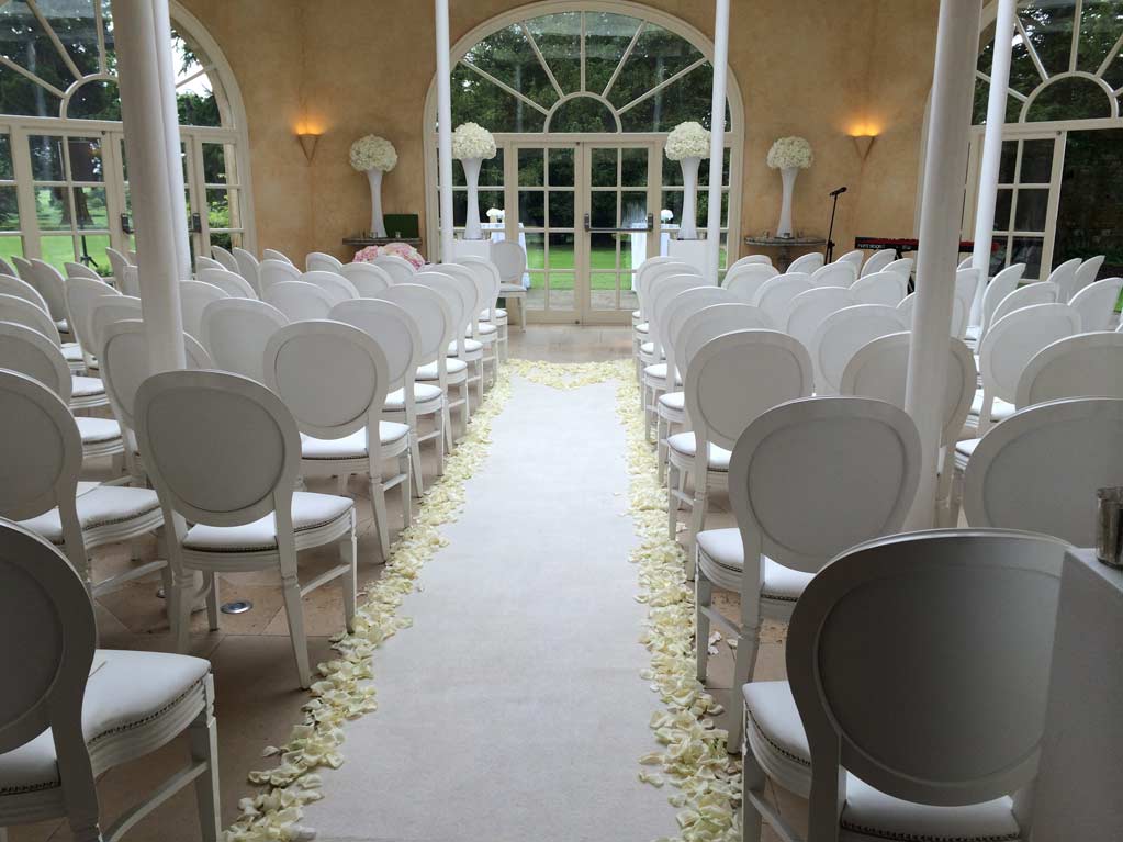 White Aisle Runner