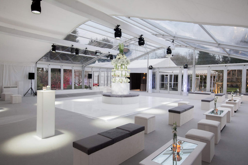 White Marquee Dancefloor Hire