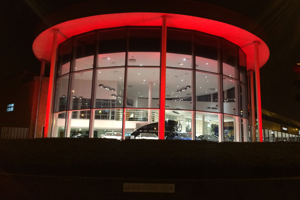 Car Showroom Lighting