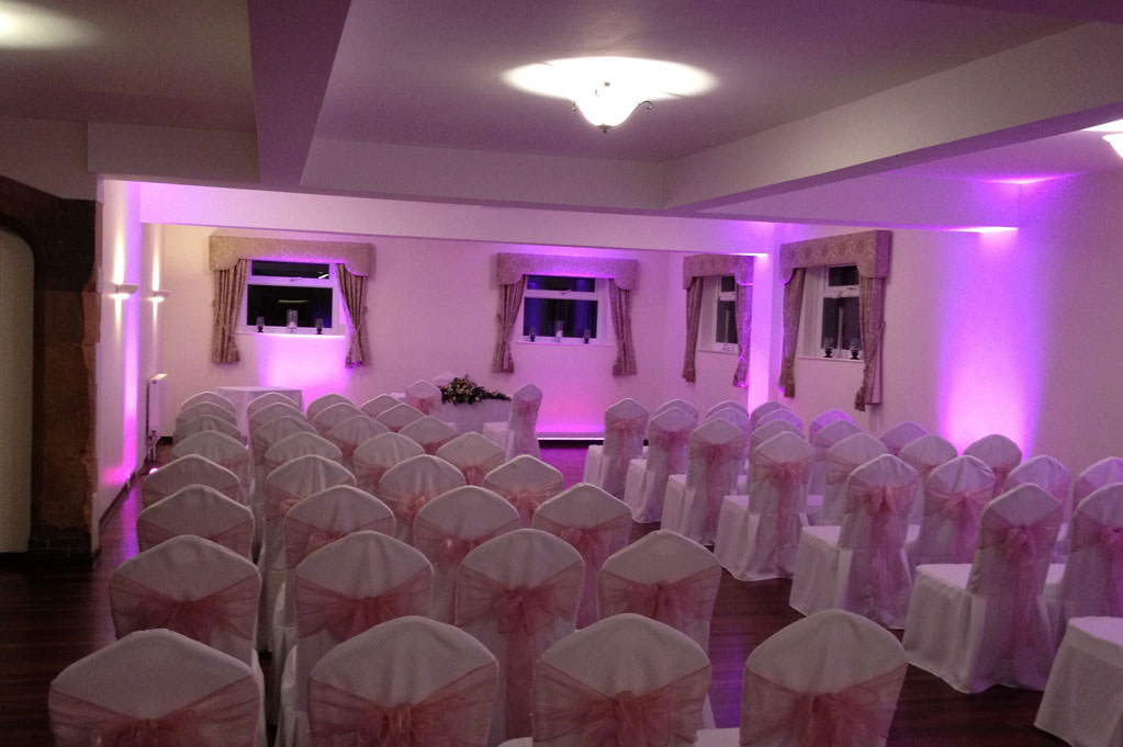 Catthorpe Manor Uplighting