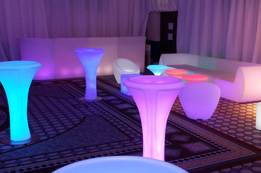 LED Furniture Hire Leicester