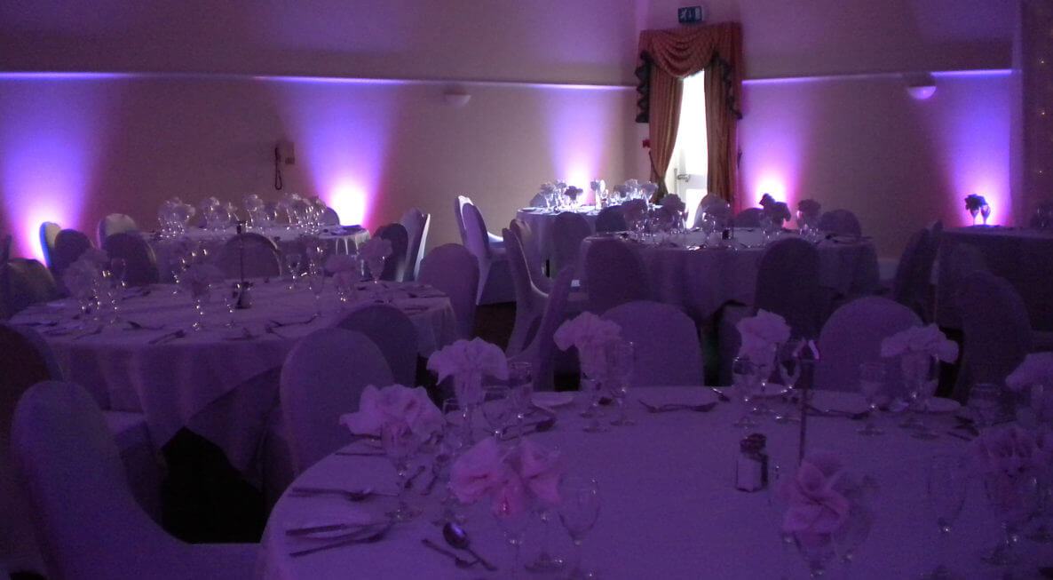 Lighting for Weddings at Sedgebrook Hall\