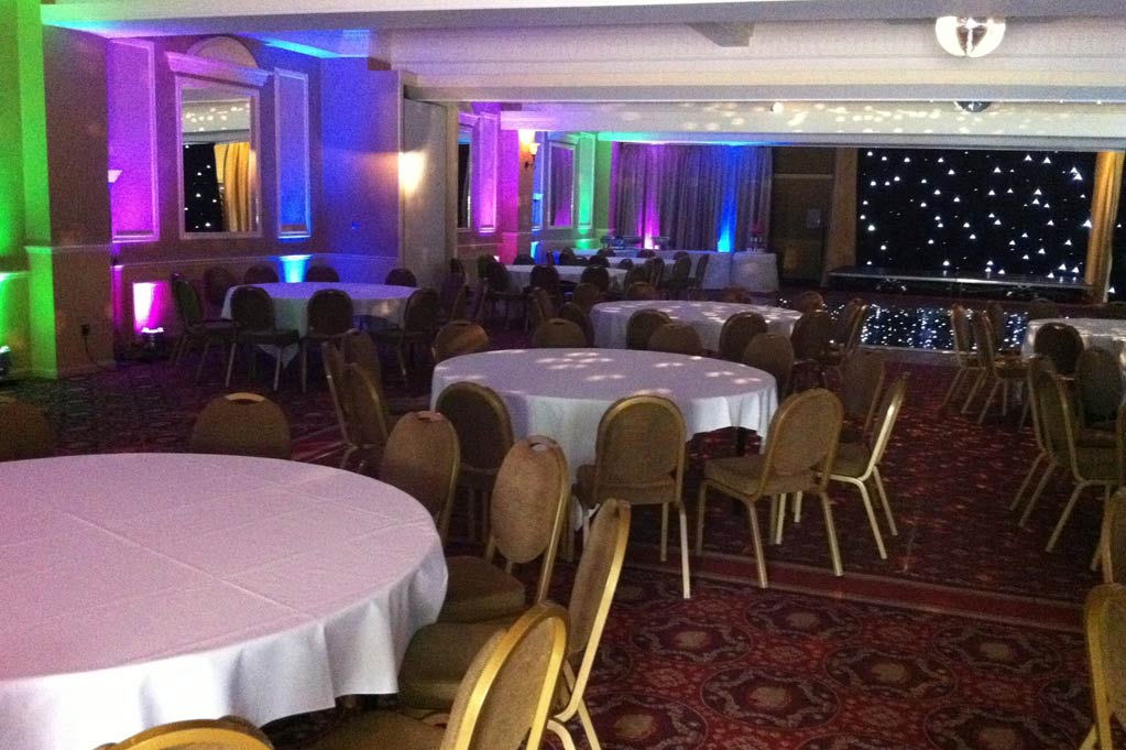 LED Uplighting in Corby