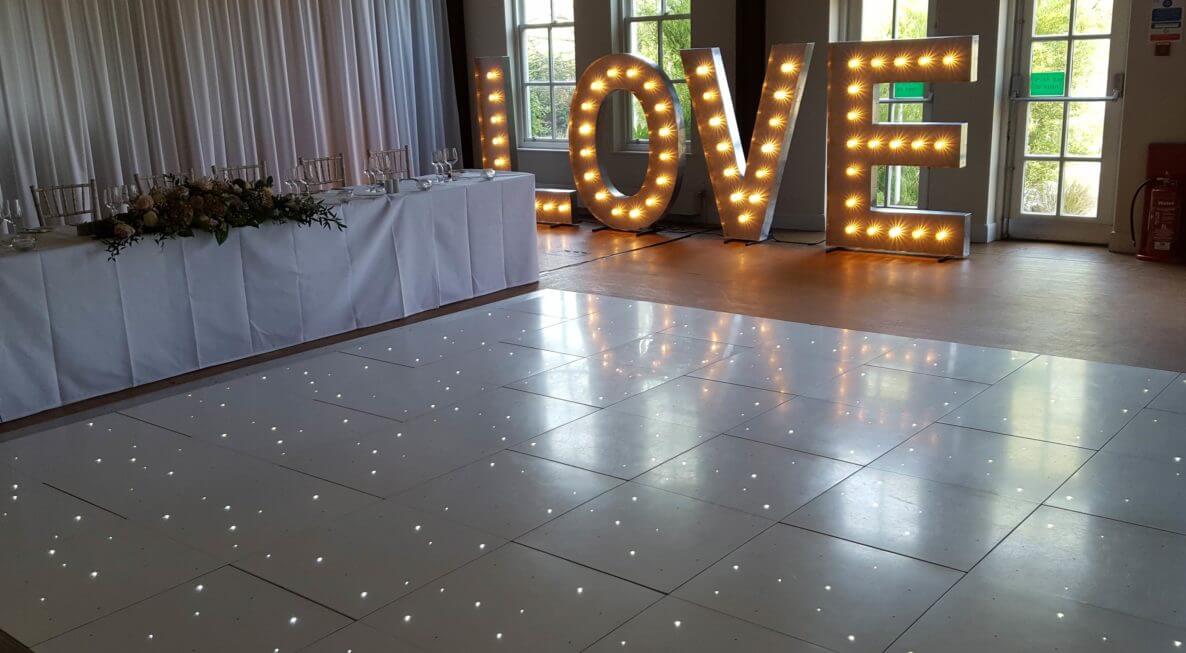 Dance Floor at Brooksby Hall