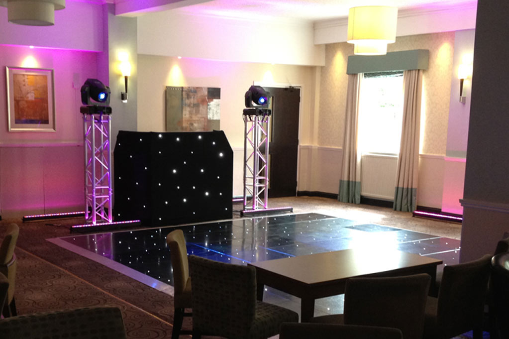 Lighting Hire at Hothorpe Hall
