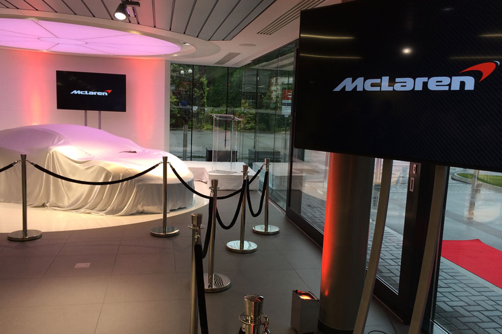 Mclaren Showroom Launch