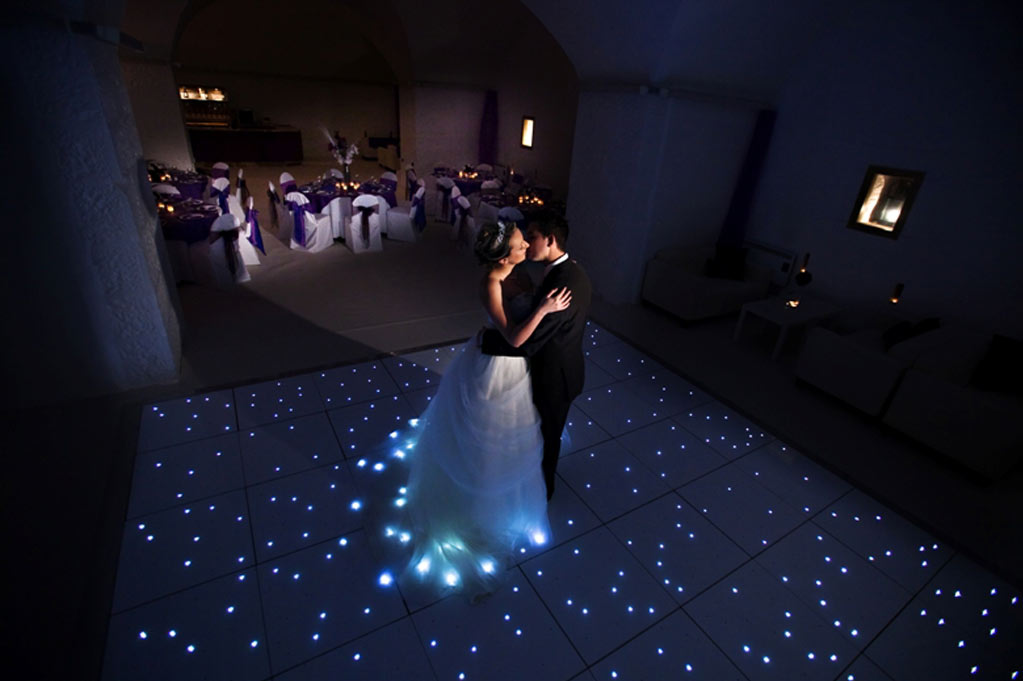 White Twinkly Floor Hire
