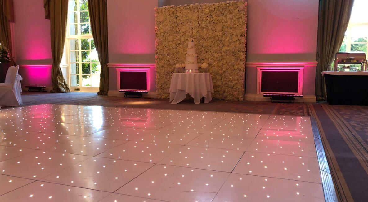 Flower Wall at Stapleford park