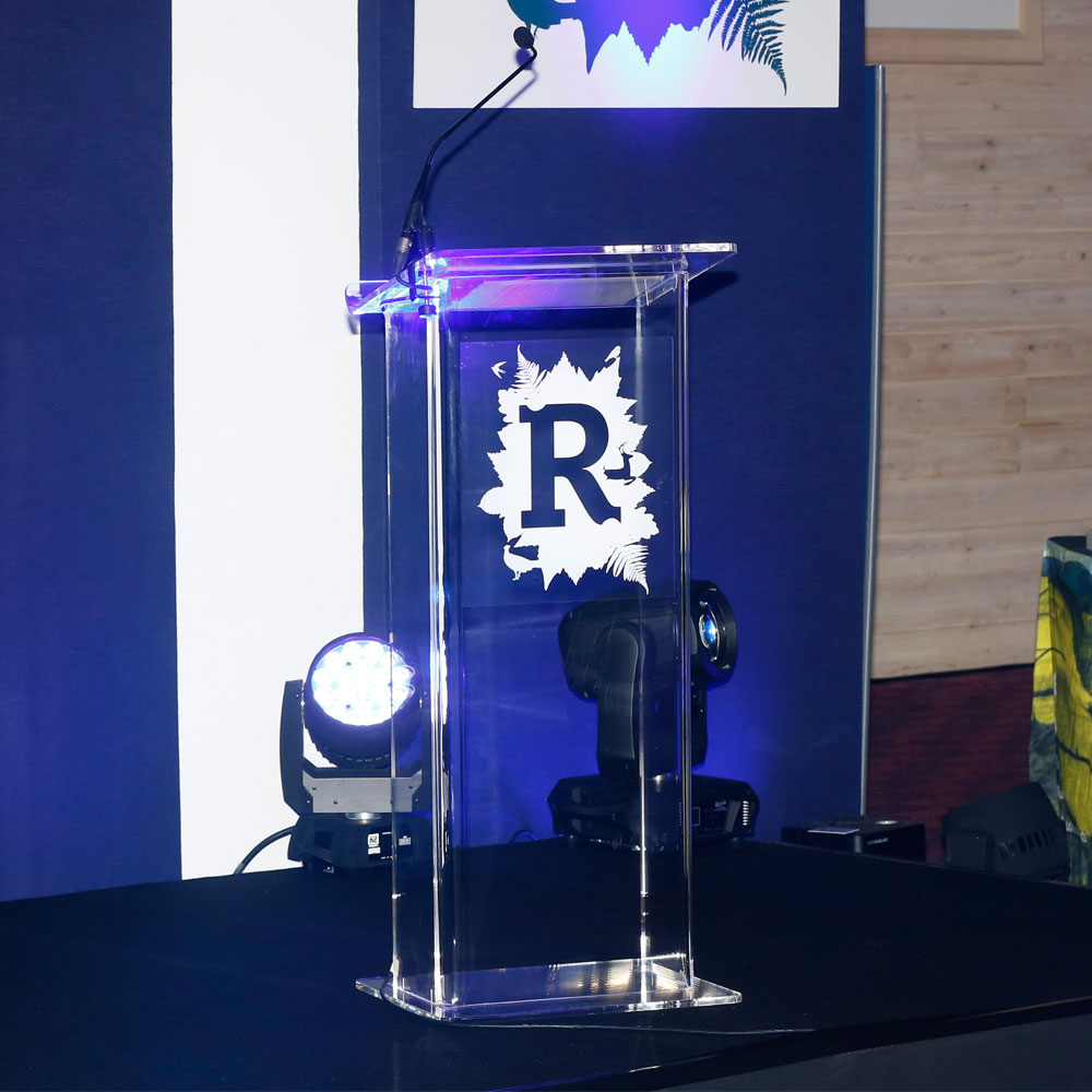 Stunning Clear Acrylic Lectern Hire Elevate Your Presentations