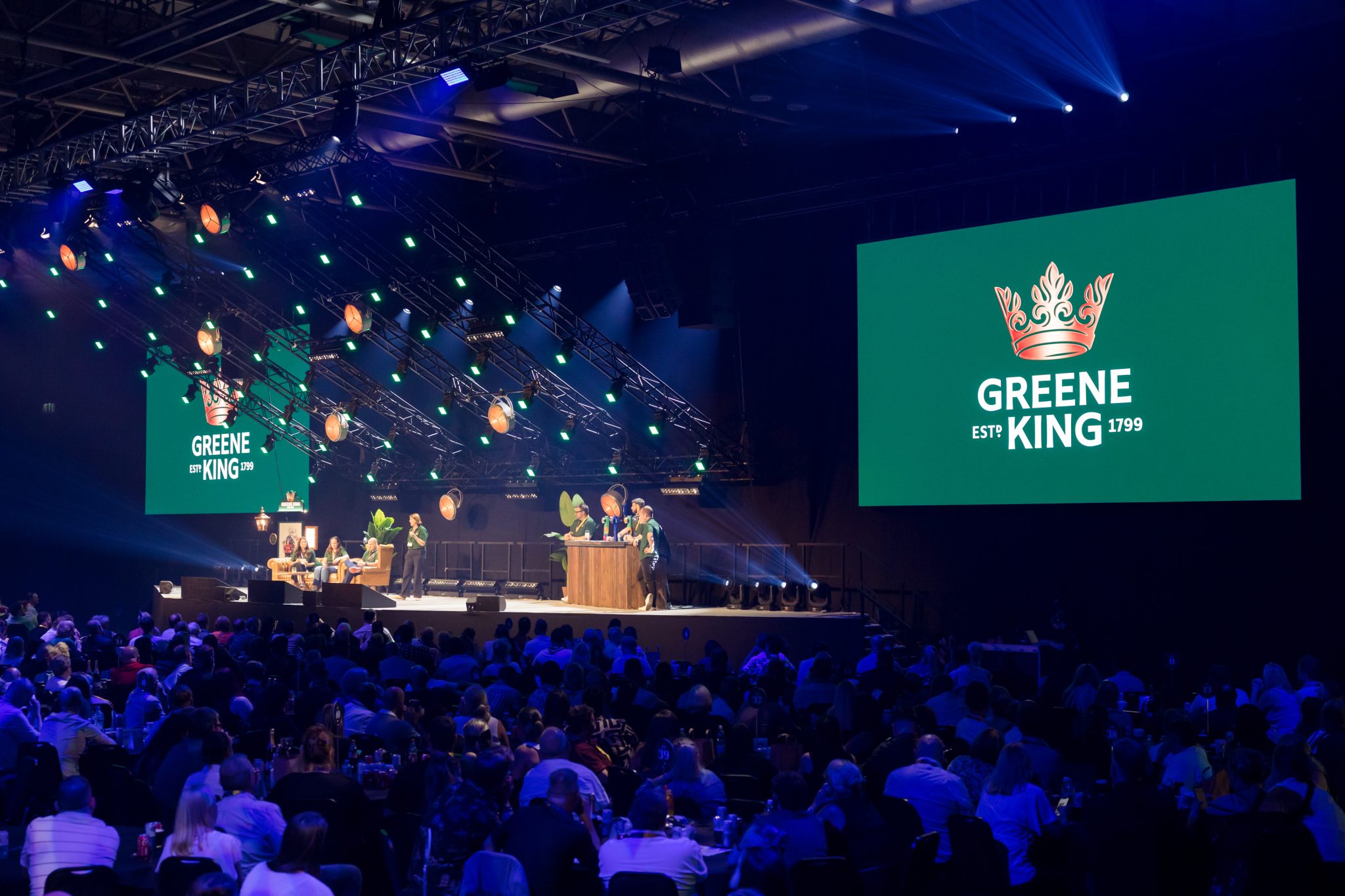 Premier Events - Fully Integrated Full Service Event Agency - Greene King Summer Conference & Awards - NEC Birmingham