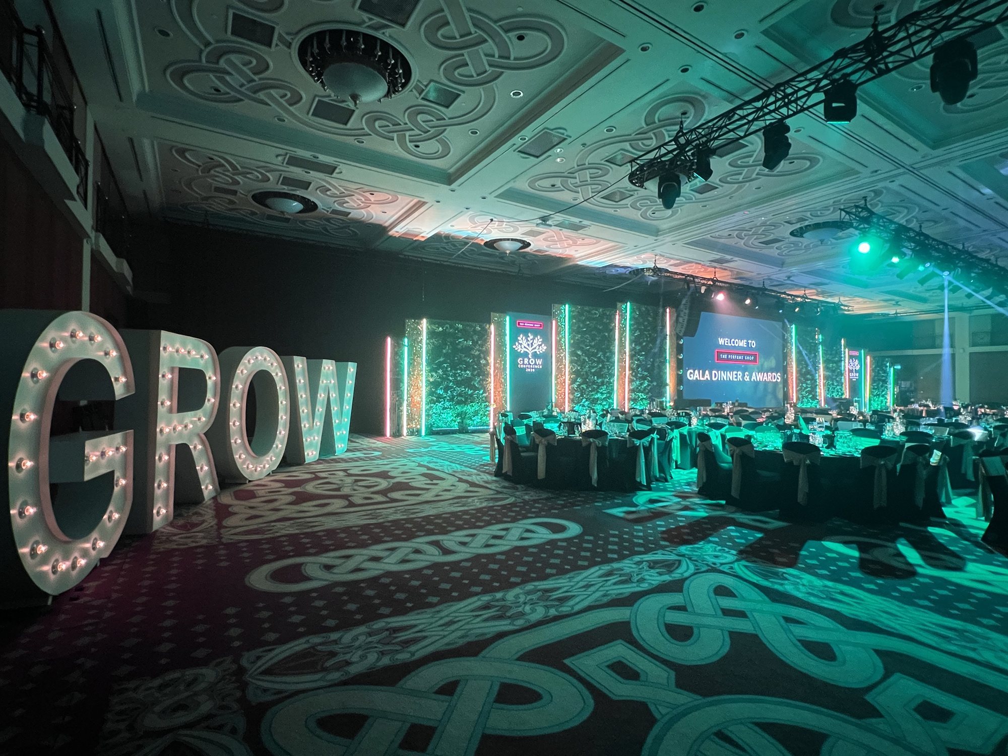 Conference event management for The Perfume Shop at Celtic Manor