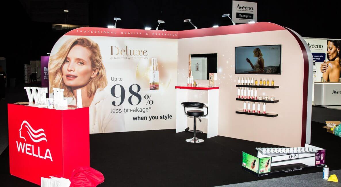 Beauty Brand Exhibition Stand Builder